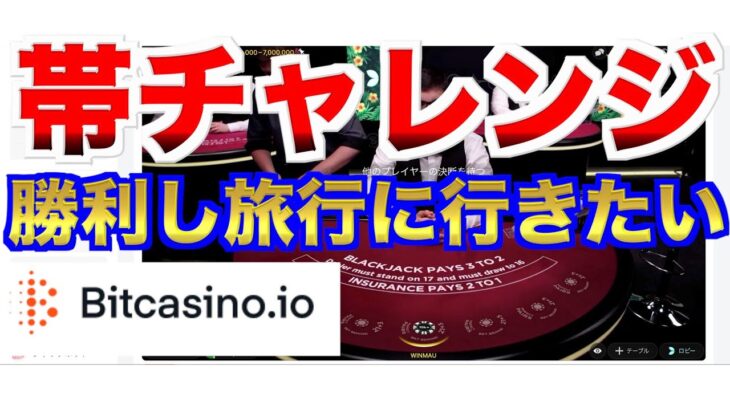 【オンラインカジノ】旅行代を稼ぎたい ビットカジノ